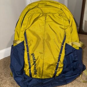 Patagonia Yellow and Blue Sporty Backpack